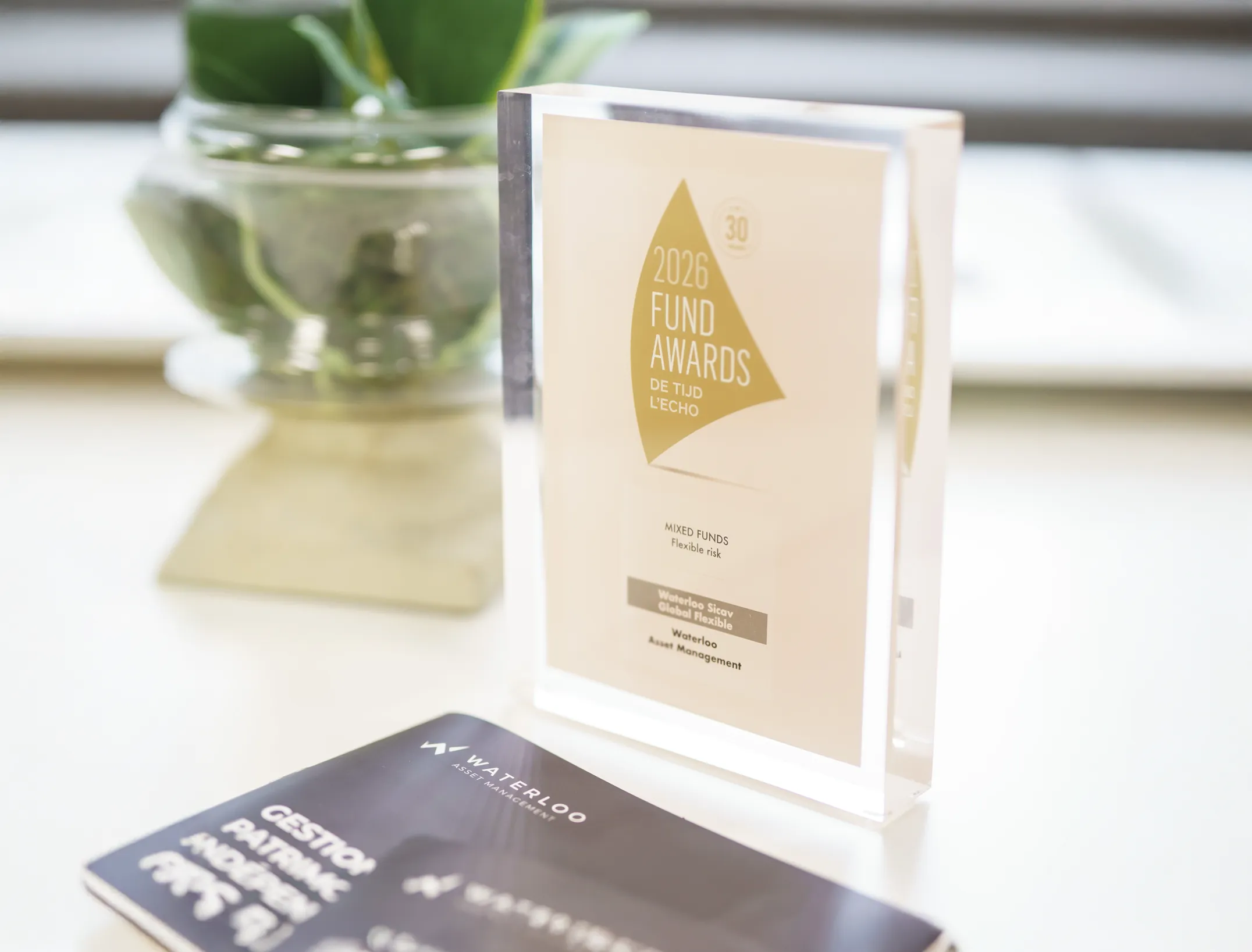Trophée Fund Awards 2026 remis au fonds Waterloo Sicav Global Flexible