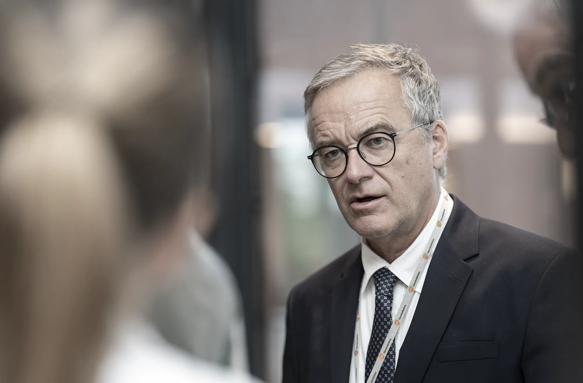 Conseiller Waterloo Asset Management en échange avec des clients